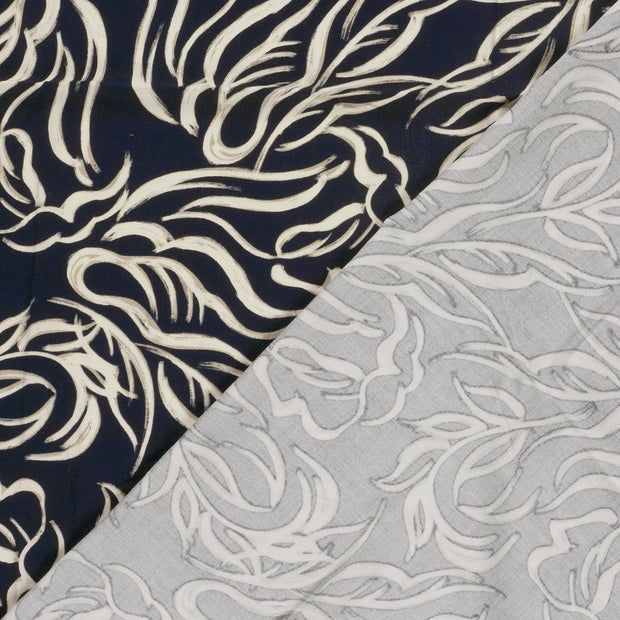Viscose Twill fabrik Abstrakt bedruckt 
