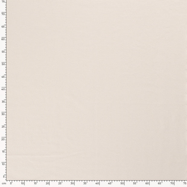 Ottoman Jersey fabrik Uni Ivory