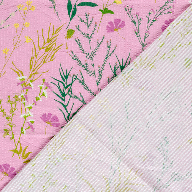  fabric Flowers Seersucker 