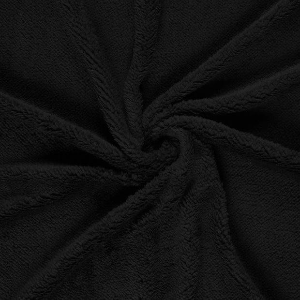 Sherpa Fleece fabric Black 