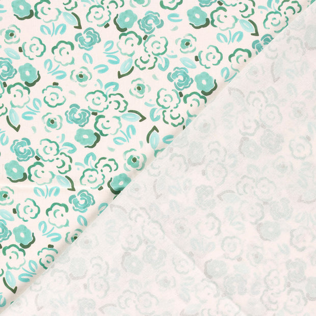  fabric Flowers digital printed 