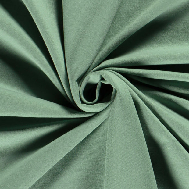 French Terry tissu Unicolore Menthe foncée