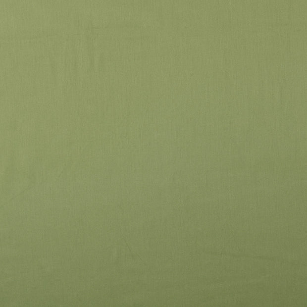 Satin tissu Unicolore Vert Olive