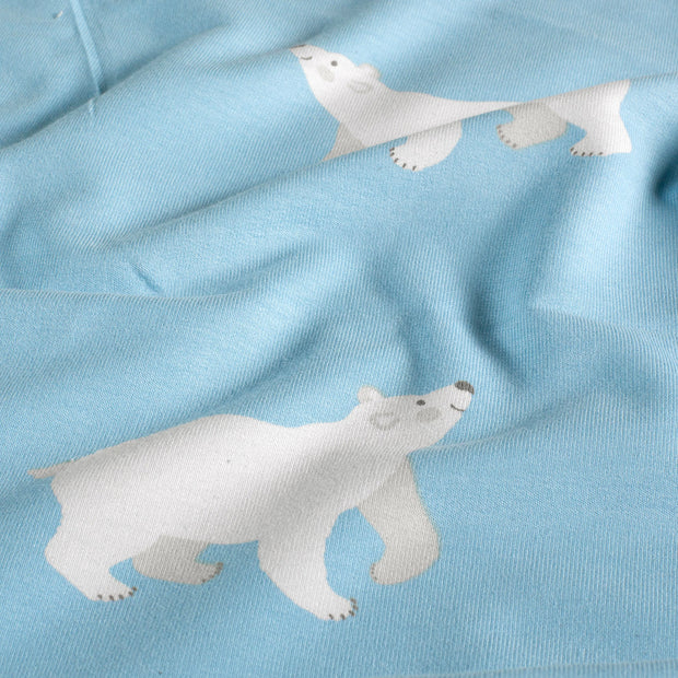 French Terry fabric Baby Blue