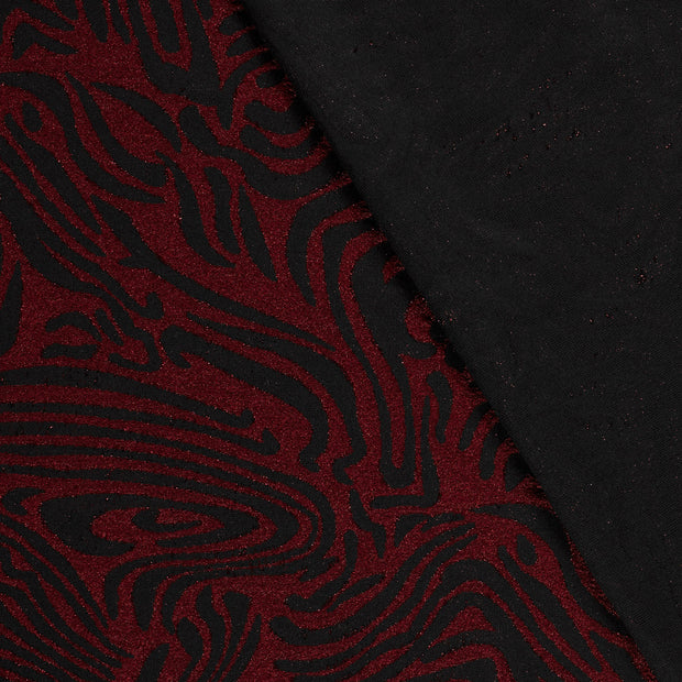 Jacquard fabrik Abstrakt Lurex 