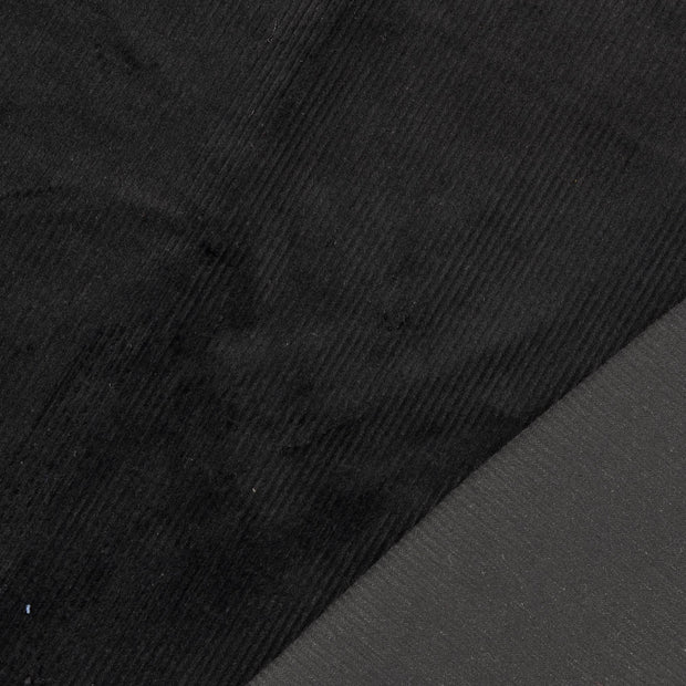 Rib Jersey fabric black 