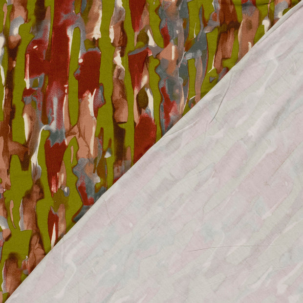 Viscose Vortex Jersey fabric Abstract printed 
