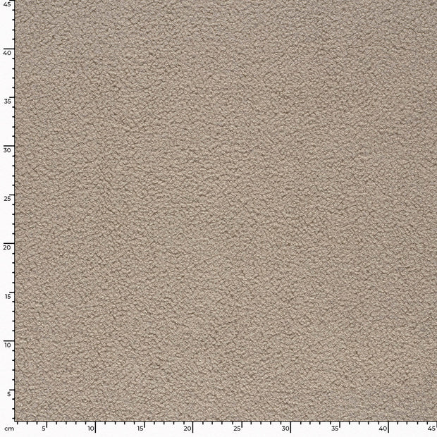 Teddy tissu Unicolore Beige