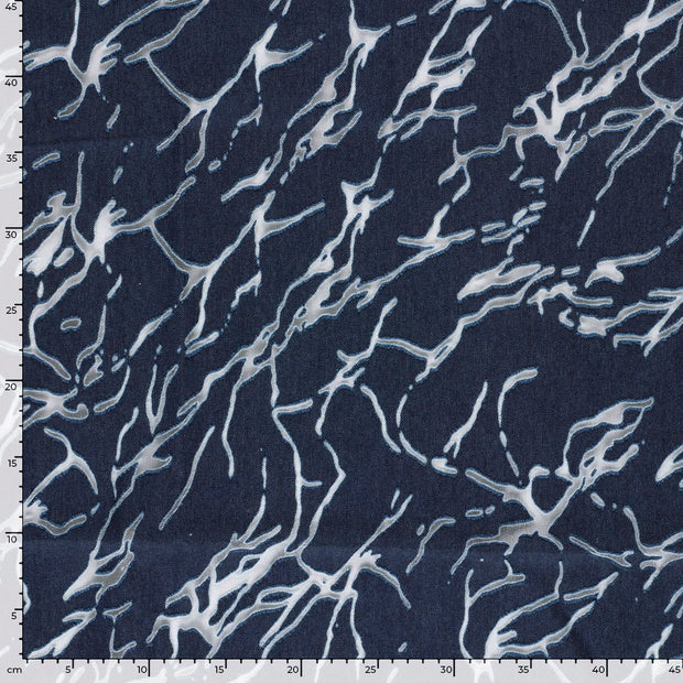 Jeans fabrik Abstrakt Jeansblau