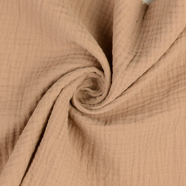 Muslin fabric Beige 