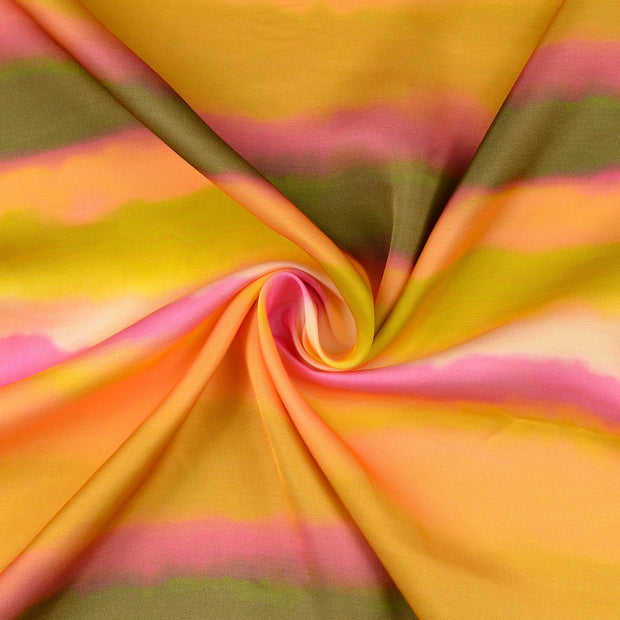 Viscose Satin fabric multicolor 
