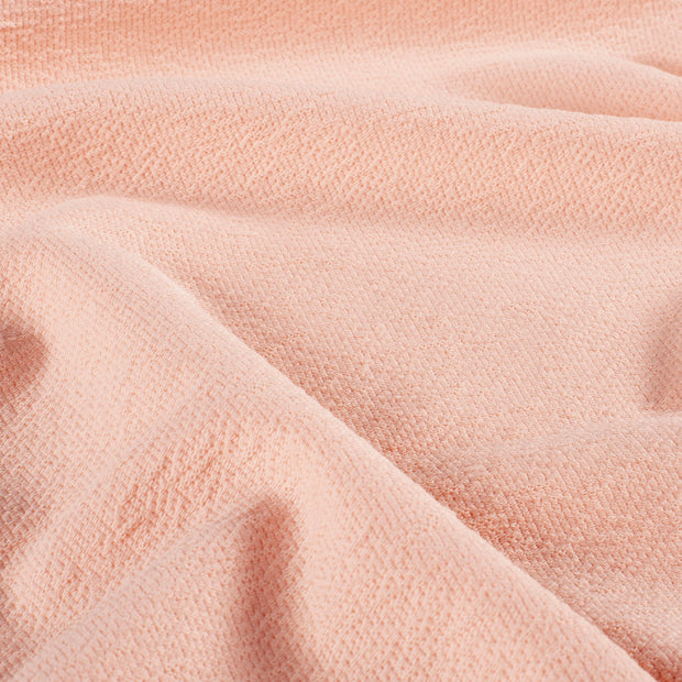 Terry Crepe fabric Unicolour Salmon