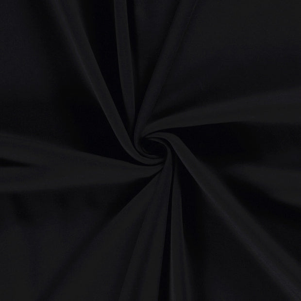 Jogging fabric Black brushed 