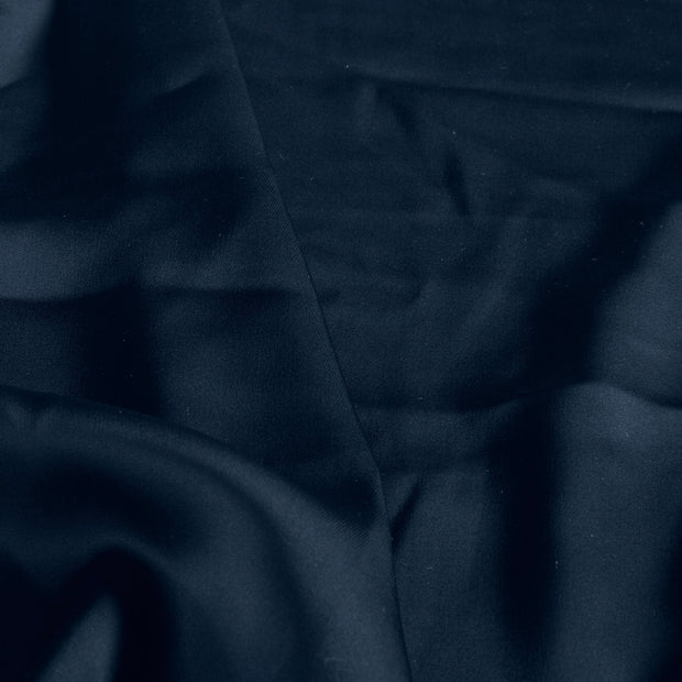 Satin fabric Unicolour Navy