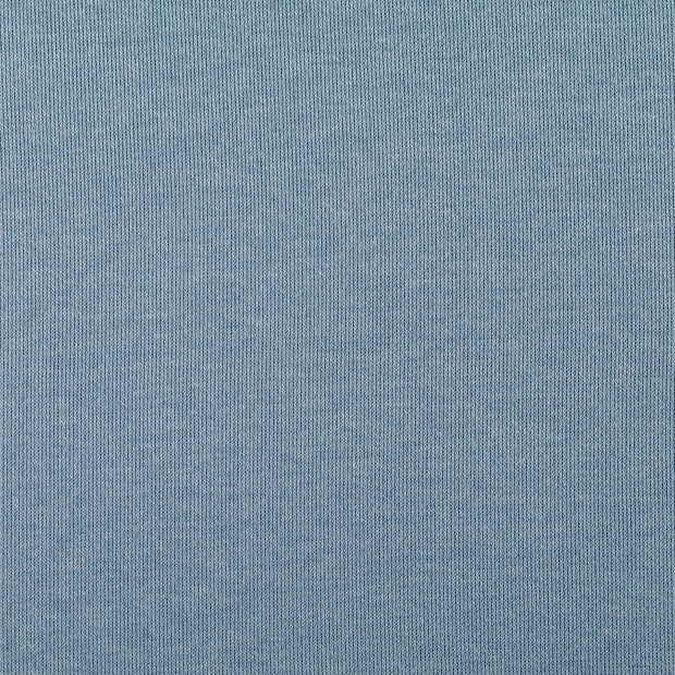 Heavy Knit fabrik Melange Indigoblau