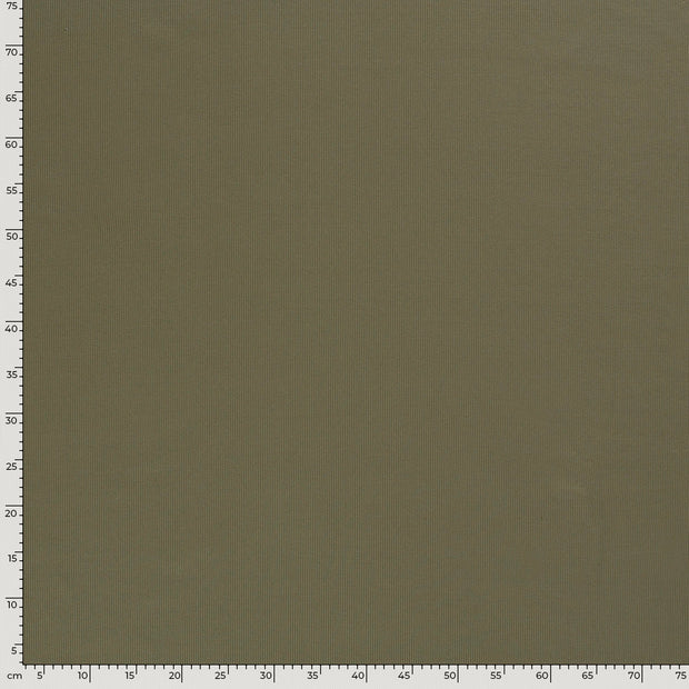 Rib Jersey fabric Unicolour Forest Green
