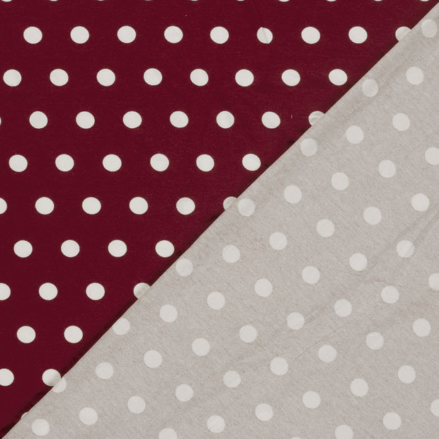 Viscose Vortex Jersey fabric Dots printed 
