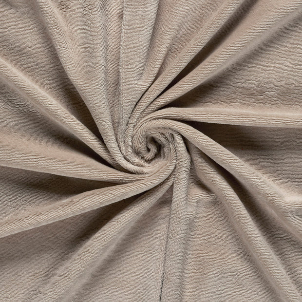 Bambus Fleece fabrik Beige 