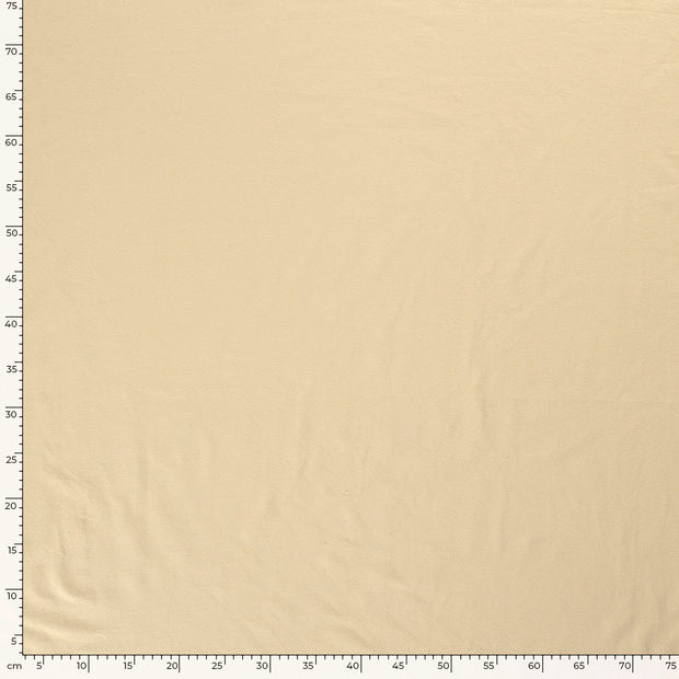 Jersey fabric Unicolour Beige