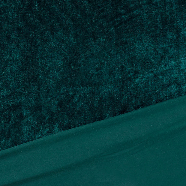 Velvet Stretch fabric Apple Green 