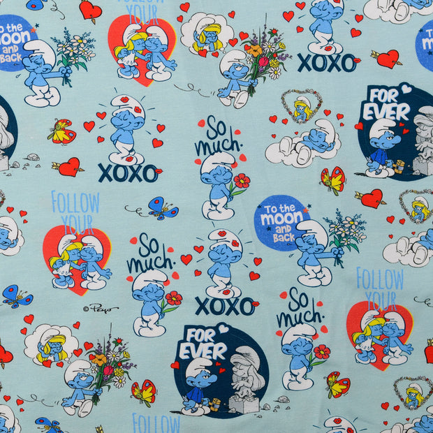 Cotton Jersey fabric Sky Blue