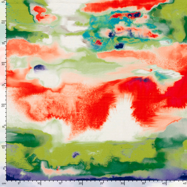 Polyester Bubble fabrik Abstrakt Lime Grün