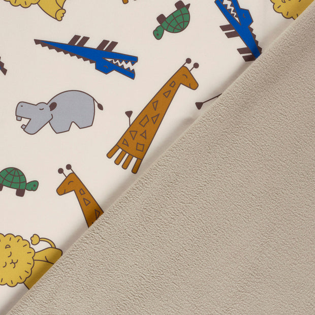Softshell fabric Animals digital printed 