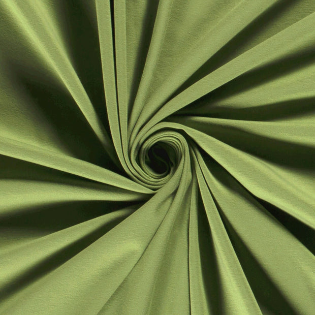 Jersey tissu Unicolore Pomme verte
