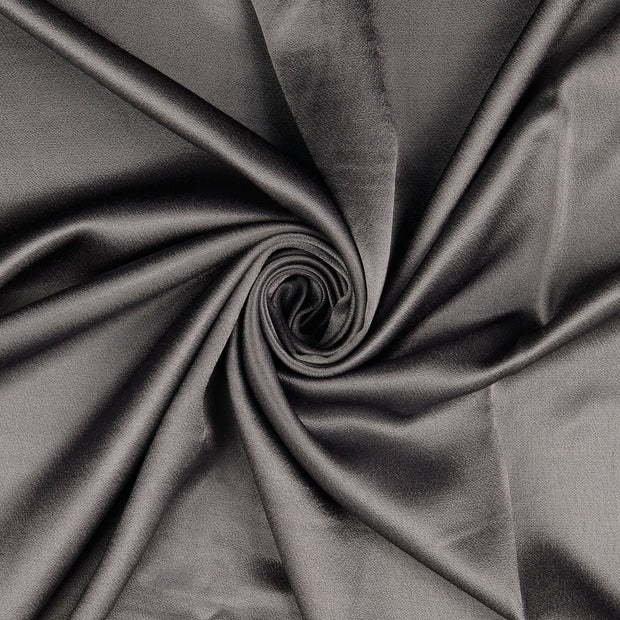 Satin fabrik grau 