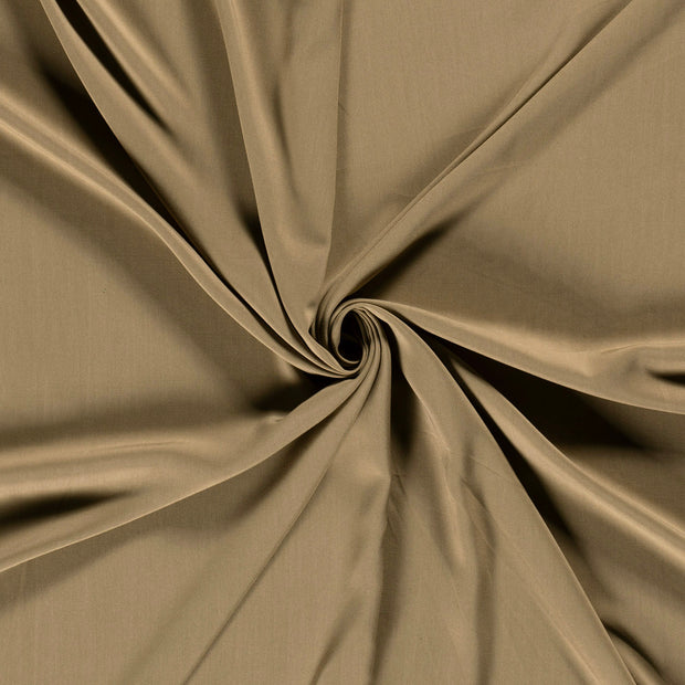 Bambus Poplin fabrik Braun-Taupe 