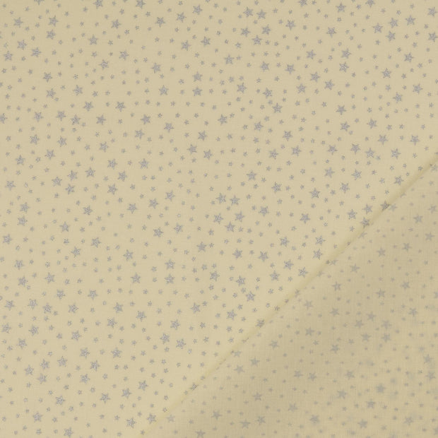  tissu Blanc cassé imprimé 