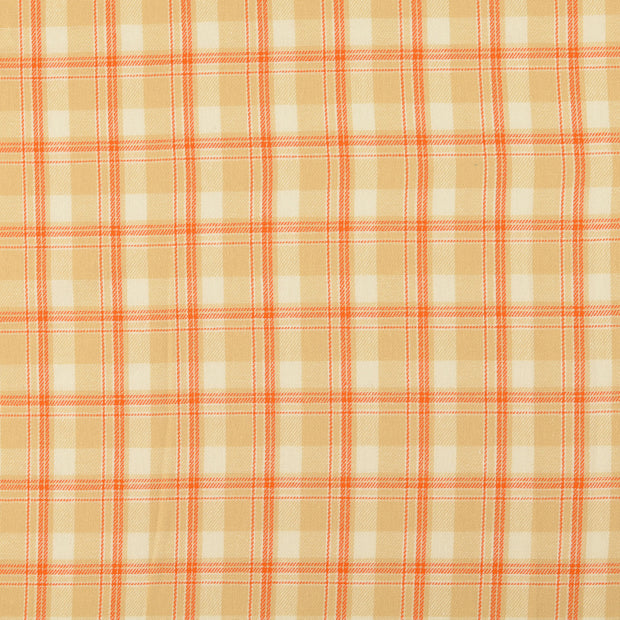 Flanell fabrik Karo's Beige