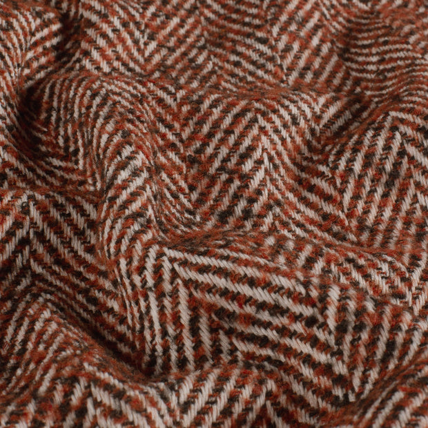 Jacquard fabrik Uni Ziegel