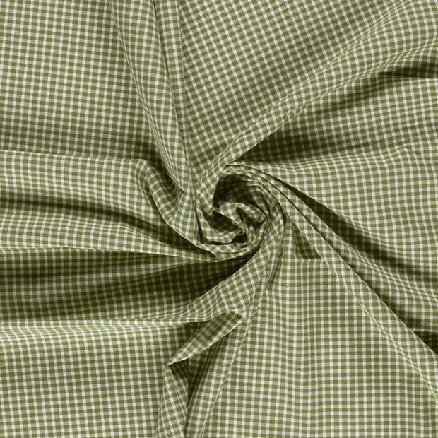  fabric Green yarn dyed 