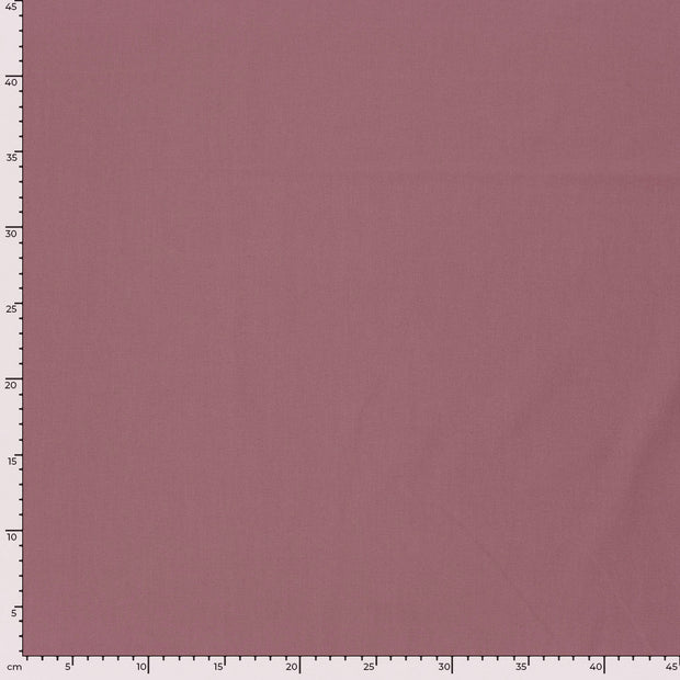 Cotton Poplin GOTS organic fabric Unicolour Mauve