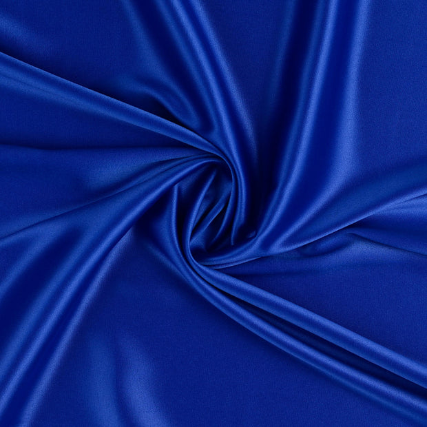 satin fabric Cobalt 