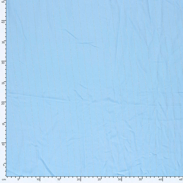 Crêpe tissu Unicolore Bleu bébé