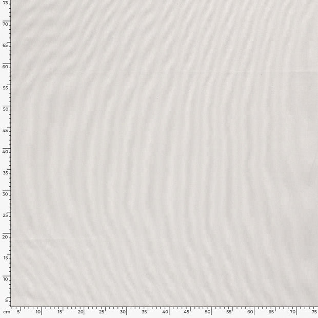 Rib Jersey fabric Unicolour Light Grey