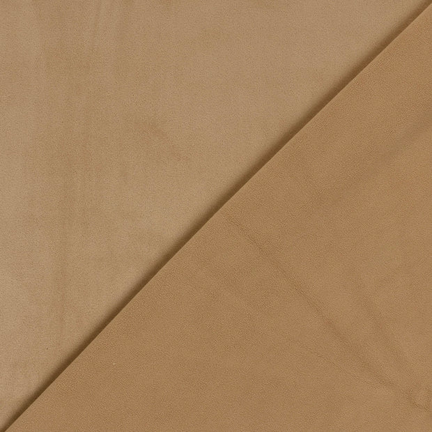 Velours tissu Unicolore brossé 
