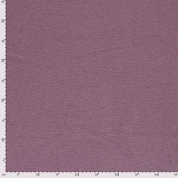 Fleece fabrik Melange Lila