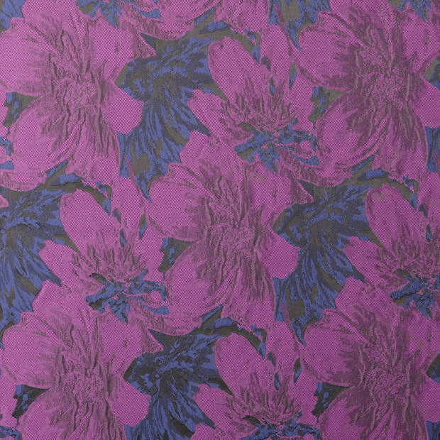 Jacquard fabrik Blumen Lila