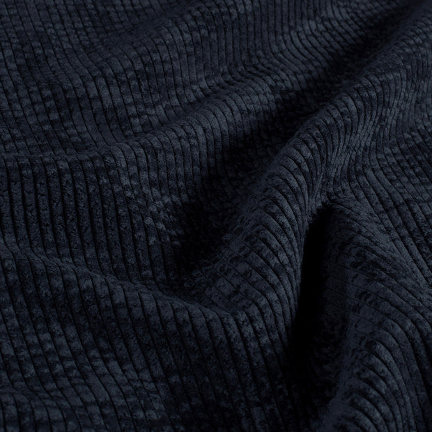 Velours Côtelé 4.5w tissu Unicolore Bleu Marine