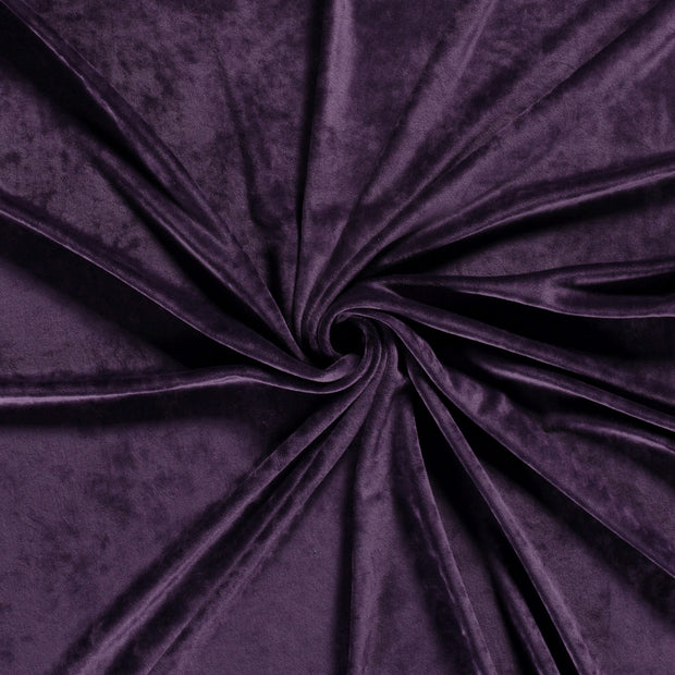 Velours tissu Pourpre 