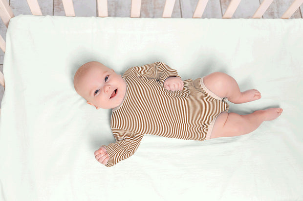 Baumwolle Jersey Yarn Dyed fabrik Streifen Karamell