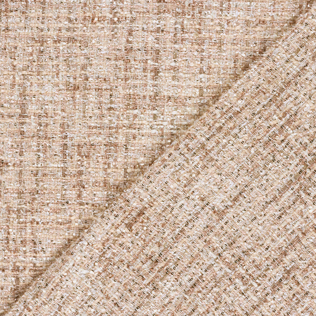 Bouclé fabric Checks Sequins 