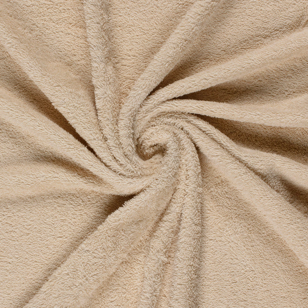 Terry Towelling fabric Beige 