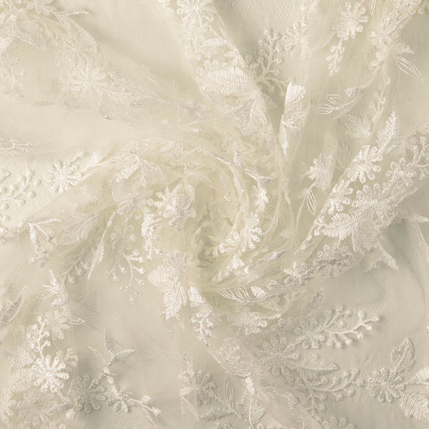 Lace fabric White 