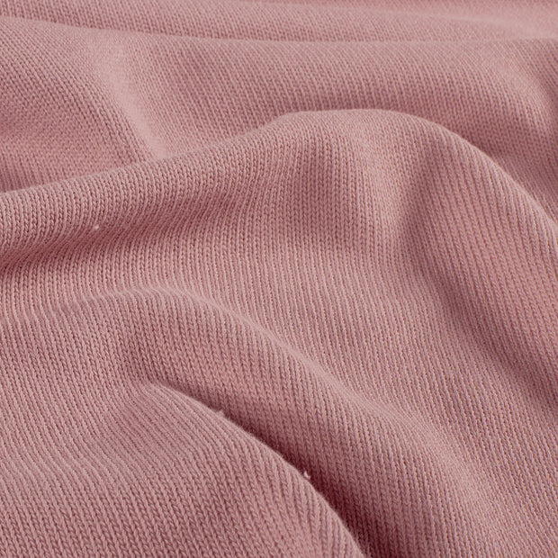 Heavy Knit fabric Unicolour Light Mauve