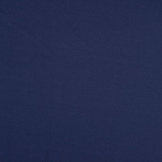 Jersey de Polyester tissu Unicolore Bleu Marine