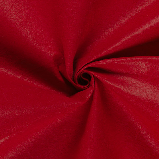 Felt fabric Red 
